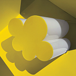 Настольная дизайнерская лампа Poltronova Passiflora Yellow Table Lamp варинант исполнения - 7 | Loft Concept в Липецке