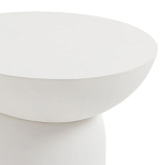 Приставной столик белого цвета Tori варинант исполнения - 3 | Loft Concept в Липецке