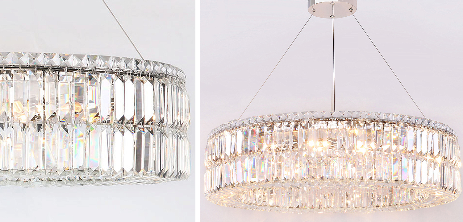 Люстра Darleen Crystal Nickel Chandelier 17 Люстра Darleen Crystal Nickel Chandelier 17 - Loft-Concept в Липецке
