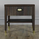 Прикроватная тумбочка с ящиком Elsa Dreams Walnut варинант исполнения - 5 | Loft Concept в Липецке