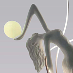 Торшер белая статуэтка Девушка Girl Carries Light Balls варинант исполнения - 1 | Loft Concept в Липецке
