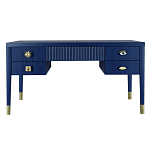 Письменный стол с 4-мя ящиками Elsa Dreams Blue варинант исполнения - 6 | Loft Concept в Липецке