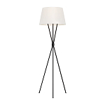 Торшер на трех тонких перекрещенных ножках с белым конусным абажуром из льна Feiss варинант исполнения - 1 | Loft Concept в Липецке