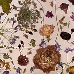 Круглый журнальный столик со столешницей из эпоксидной смолы Epoxy Resin Flowers Coffee Table варинант исполнения - 10 | Loft Concept в Липецке