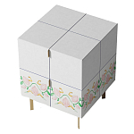 Тумба  Short Lemon Power White варинант исполнения - 2 | Loft Concept в Липецке