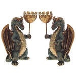 Подсвечник в виде дракона Dragon candlestick L or R варинант исполнения - 3 | Loft Concept в Липецке