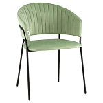 Стул в велюре фисташкового цвета Horizon варинант исполнения - 1 | Loft Concept в Липецке