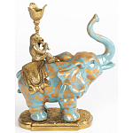 Фарфоровый подсвечник Слон с эмоцией Fluens варинант исполнения - 2 | Loft Concept в Липецке