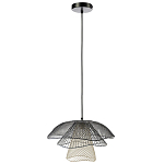Подвесной светильник Black Grey Mesh Lampshade Hanging Lamp варинант исполнения - 2 | Loft Concept в Липецке
