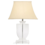 Настольная лампа хрустальная с бежевым абажуром Perfect варинант исполнения - 1 | Loft Concept в Липецке