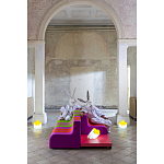 Дизайнерское кресло зеленое Poltronova Sofo Verosa Green Pink Armchair варинант исполнения - 8 | Loft Concept в Липецке