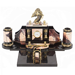 Настольный письменный набор из яшмы с декором в виде орла Manager Organizer варинант исполнения - 1 | Loft Concept в Липецке