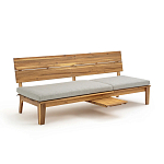 Садовый диван-трансофрмер Kate серый варинант исполнения - 6 | Loft Concept в Липецке