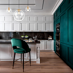 Подвесной светильник со стеклянным прозрачным плафоном в форме шара и золотыми металлическим акцентами 30 ClassiCon варинант исполнения - 6 | Loft Concept в Липецке