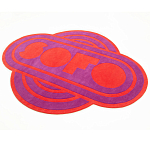 Дизайнерский ковер розовый Poltronova Sofo Rosancio Rug варинант исполнения - 2 | Loft Concept в Липецке