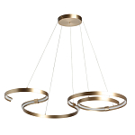 Люстра подвесная светодиодная в виде волнообразной ленты Ribbon Vortex варинант исполнения - 15 | Loft Concept в Липецке