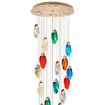 Каскадная люстра с цветными плафонами Soar Colorful Cascade Chandelier варинант исполнения - 3 | Loft Concept в Липецке