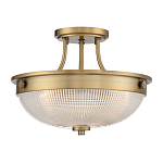 Потолочный светильник со стеклянным плафоном в виде купола Quoizel варинант исполнения - 11 | Loft Concept в Липецке