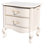Прикроватная тумба в стиле прованс  с 2-мя ящиками Favre Montmartre Provence Bedside Table варинант исполнения - 1 | Loft Concept в Липецке