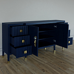 Большой Комод-буфет Elsa Dreams Blue с ящиками варинант исполнения - 6 | Loft Concept в Липецке