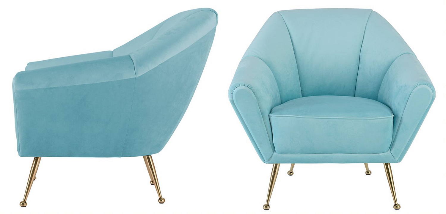 Кресло Brunner Chair light blue Кресло Brunner Chair light blue - Loft-Concept в Липецке