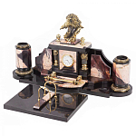 Настольный письменный набор из яшмы с декором в виде орла Manager Organizer варинант исполнения - 2 | Loft Concept в Липецке