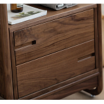 Вешалка деревянная с 2- мя ящиками Moon Walnut Furniture варинант исполнения - 8 | Loft Concept в Липецке