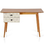 Письменный стол с принтом на ящиках Elise Desk варинант исполнения - 4 | Loft Concept в Липецке