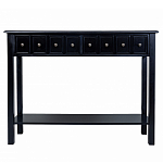 Черная консоль с выдвижными ящиками Monica варинант исполнения - 1 | Loft Concept в Липецке
