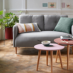 Кашпо из металла Elevated Planters красное варинант исполнения - 3 | Loft Concept в Липецке