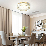 Потолочный светильник Stephane Glass Gold Ceiling Lamp 50 варинант исполнения - 2 | Loft Concept в Липецке