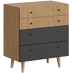 Комод с принтом на ящиках Elise Chest of Drawers варинант исполнения - 10 | Loft Concept в Липецке