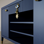 Комод-буфет Elsa Dreams Blue с открытыми полками   варинант исполнения - 7 | Loft Concept в Липецке