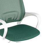 Офисное кресло с основанием из белого пластика Desk chairs Green варинант исполнения - 6 | Loft Concept в Липецке