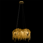 Люстра подвесная круглая с изогнутыми металлическими дугами и ниспадающими цепочками 65 см Atlantis Chain варинант исполнения - 3 | Loft Concept в Липецке