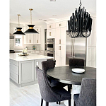 Люстра черная с несколькими ярусами деревянных палочек Bright Wooden Chandelier варинант исполнения - 4 | Loft Concept в Липецке