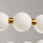 Люстра круглая с матовыми белыми шарами PEARLS Suspension варинант исполнения - 8 | Loft Concept в Липецке