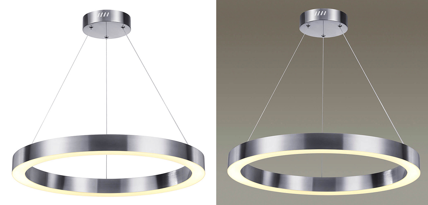 Подвесной светильник Nickel Ribbon Ring 60 Подвесной светильник Nickel Ribbon Ring 60 - Loft-Concept в Липецке