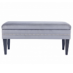 Мягкая банкетка с зоной для хранения Casket Grey варинант исполнения - 1 | Loft Concept в Липецке