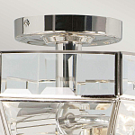 Потолочный светильник шестигранной формы с прозрачными стеклянным плафоном Elstead Lighting варинант исполнения - 6 | Loft Concept в Липецке