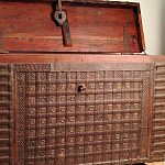 Большой Этнический сундук с металлическим декором  варинант исполнения - 1 | Loft Concept в Липецке