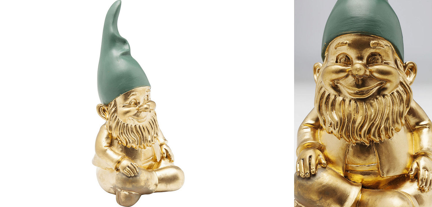 Статуэтка Golden Sitting Gnome Статуэтка Golden Sitting Gnome - Loft-Concept в Липецке