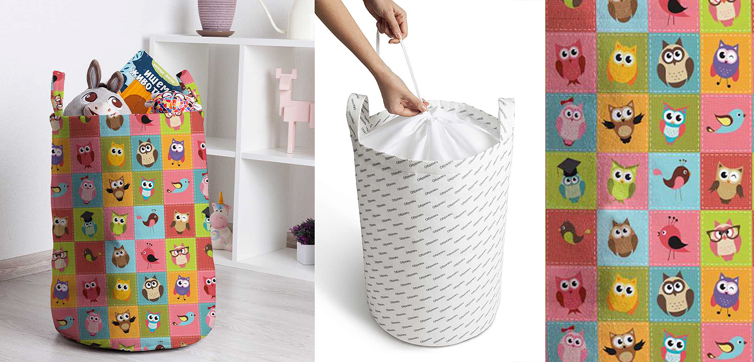 Корзина Birds Puzzle Basket Корзина Birds Puzzle Basket - Loft-Concept в Липецке