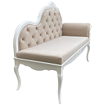 Рекомье со спинкой в стиле прованс Montmartre Provence Ottoman варинант исполнения - 4 | Loft Concept в Липецке