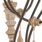 Люстра с состаренными резными элементами Big Graceful Profile варинант исполнения - 2 | Loft Concept в Липецке