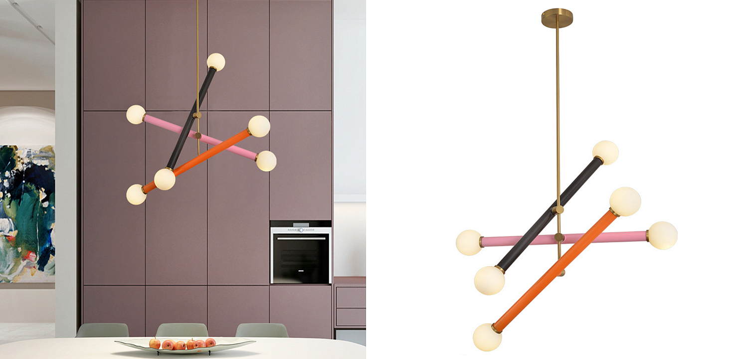 Дизайнерский светильник Paxton Pink Дизайнерский светильник Paxton Pink - Loft-Concept в Липецке