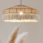 Люстра круглая плетеная с кисточками Dome Sun Glow варинант исполнения - 2 | Loft Concept в Липецке