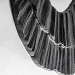 Зеркало в фактурной черной раме в современном стиле Black Maelstrom варинант исполнения - 2 | Loft Concept в Липецке