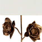 Бра с  каркасом в виде цветков розы и тканевым абажуром Flowers and Fox Roses варинант исполнения - 2 | Loft Concept в Липецке