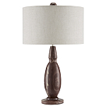 Настольная лампа из мрамора с тканевым абажуром Seductress варинант исполнения - 3 | Loft Concept в Липецке